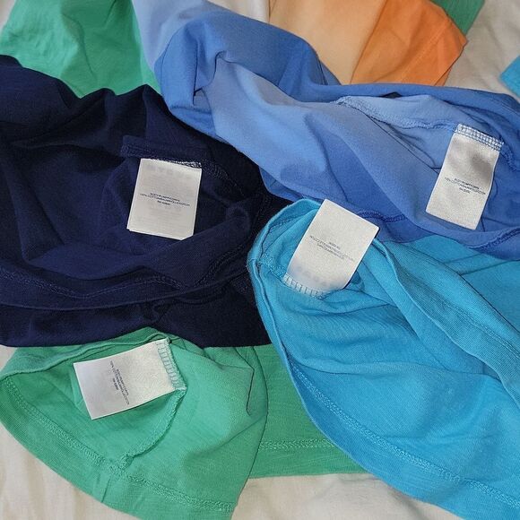 Lands' End Boys Pocket Tee & Ombre Shirt Bundle Size Medium 5-6 - Picture 8 of 9